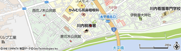 八坂公園周辺の地図