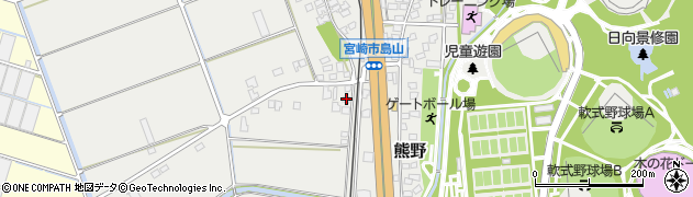 宮崎県宮崎市熊野1077周辺の地図