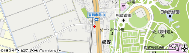 宮崎県宮崎市熊野1084周辺の地図