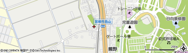 宮崎県宮崎市熊野1334周辺の地図