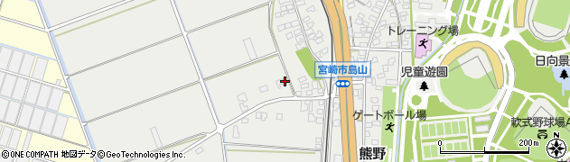 宮崎県宮崎市熊野250周辺の地図