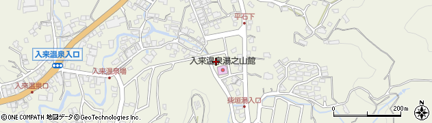 入来温泉　湯之山館周辺の地図