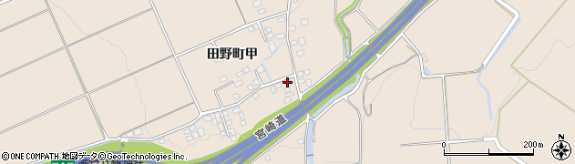 宮崎県宮崎市田野町甲8732周辺の地図