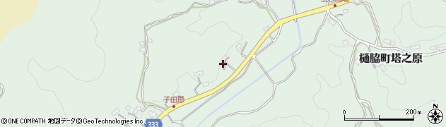 鹿児島県薩摩川内市樋脇町塔之原3033周辺の地図