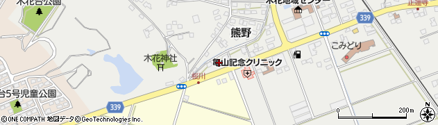 宮崎県宮崎市熊野608周辺の地図