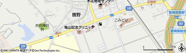 宮崎県宮崎市熊野25周辺の地図