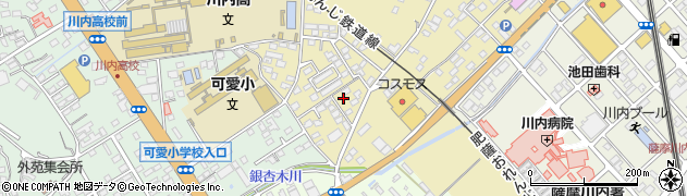 鹿児島県薩摩川内市国分寺町3215周辺の地図