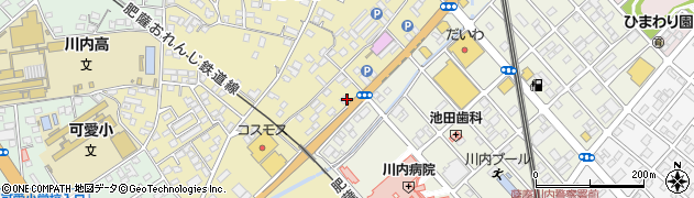 済生会病院入口周辺の地図