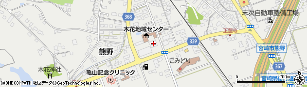 宮崎県宮崎市熊野597周辺の地図