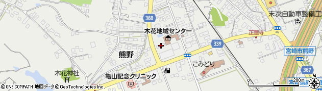 宮崎県宮崎市熊野595周辺の地図