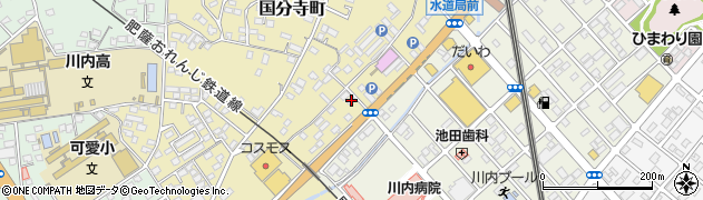 鹿児島県薩摩川内市国分寺町7022周辺の地図