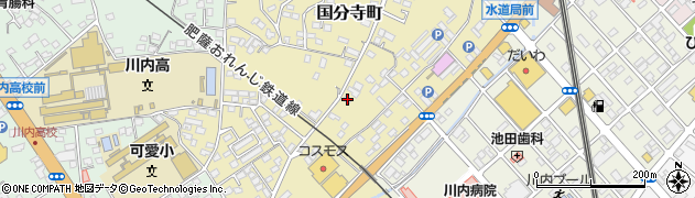 鹿児島県薩摩川内市国分寺町3977周辺の地図