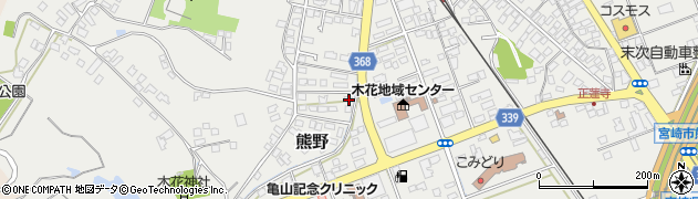 宮崎県宮崎市熊野761周辺の地図