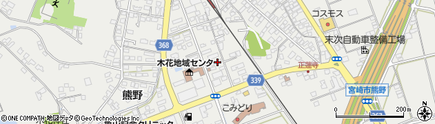 宮崎県宮崎市熊野498周辺の地図