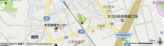宮崎県宮崎市熊野10453周辺の地図