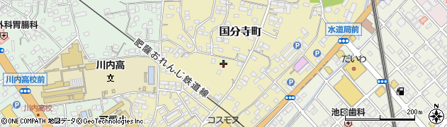 鹿児島県薩摩川内市国分寺町3955周辺の地図