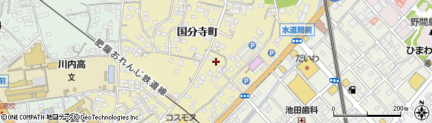 鹿児島県薩摩川内市国分寺町3966周辺の地図
