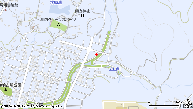 〒895-0011 鹿児島県薩摩川内市天辰町の地図