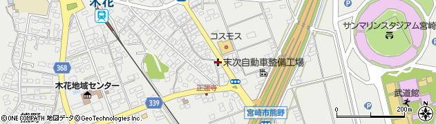 宮崎県宮崎市熊野10400周辺の地図