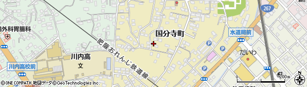 鹿児島県薩摩川内市国分寺町3295周辺の地図