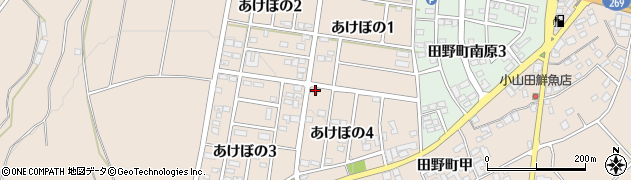 宮崎県宮崎市田野町あけぼの４丁目40周辺の地図