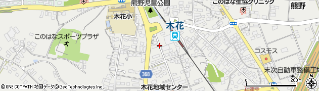 JA・木花駅周辺の地図
