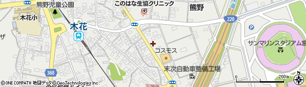 宮崎県宮崎市熊野1578周辺の地図