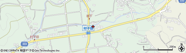 鹿児島県薩摩川内市樋脇町塔之原7072周辺の地図