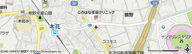 宮崎県宮崎市熊野1606周辺の地図