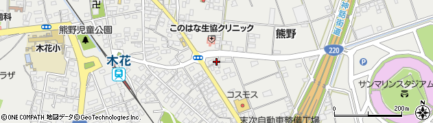 宮崎県宮崎市熊野1605周辺の地図