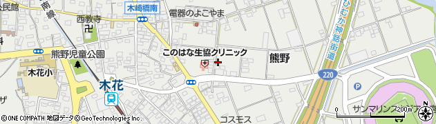 宮崎県宮崎市熊野1669周辺の地図