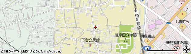 鹿児島県薩摩川内市国分寺町4343周辺の地図