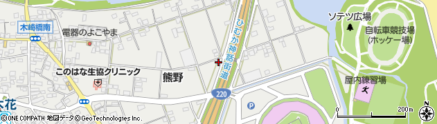 宮崎県宮崎市熊野2286周辺の地図