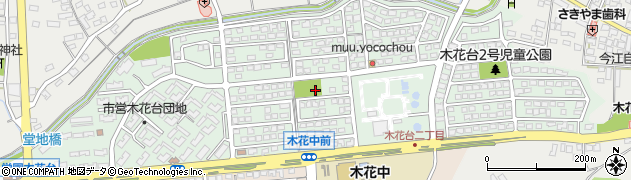 宮崎県宮崎市学園木花台北周辺の地図