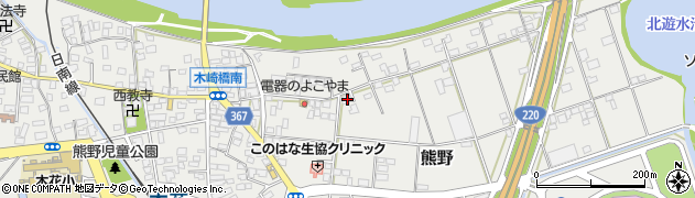 宮崎県宮崎市熊野1869周辺の地図