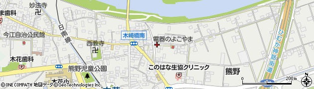 宮崎県宮崎市熊野1643周辺の地図