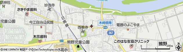 宮崎県宮崎市熊野10512周辺の地図