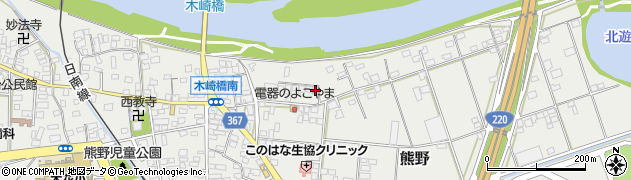 宮崎県宮崎市熊野1812周辺の地図