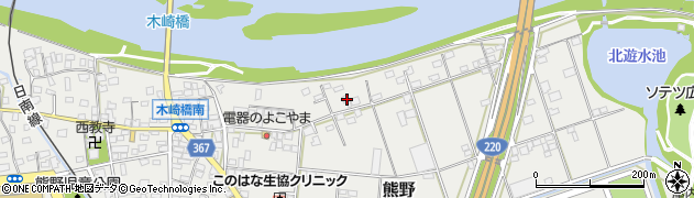 宮崎県宮崎市熊野1832周辺の地図