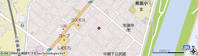 宅満寺公園周辺の地図