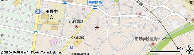 宮崎県宮崎市田野町甲周辺の地図