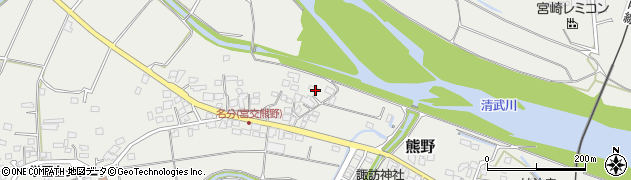 宮崎県宮崎市熊野7107周辺の地図