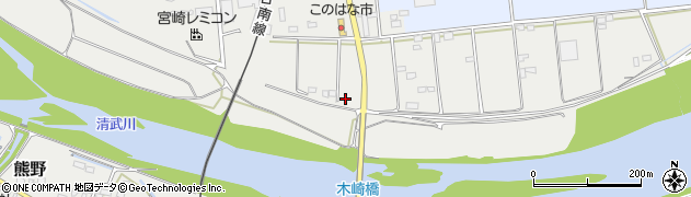 宮崎県宮崎市熊野2768周辺の地図