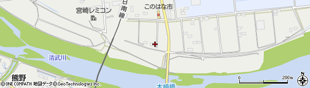 宮崎県宮崎市熊野2740周辺の地図