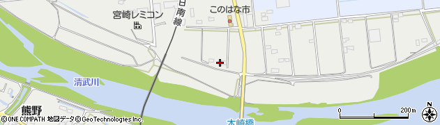 宮崎県宮崎市熊野2739周辺の地図