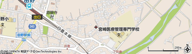 宮崎県宮崎市田野町甲2057周辺の地図