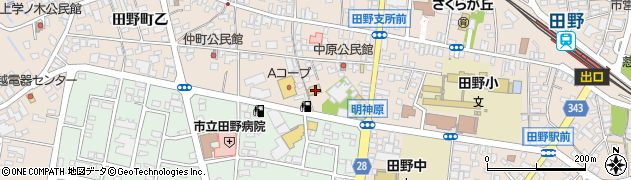 宮崎県宮崎市田野町乙9391周辺の地図