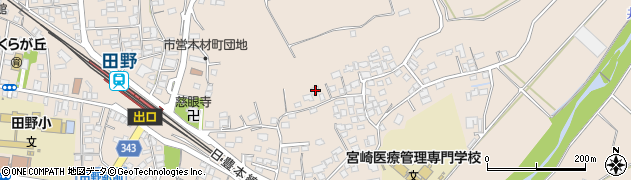 宮崎県宮崎市田野町甲2055周辺の地図