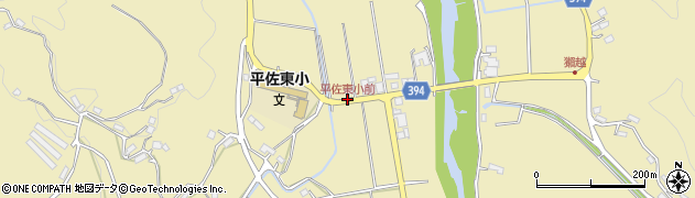 平佐東小前周辺の地図