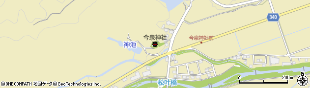 今泉神社周辺の地図